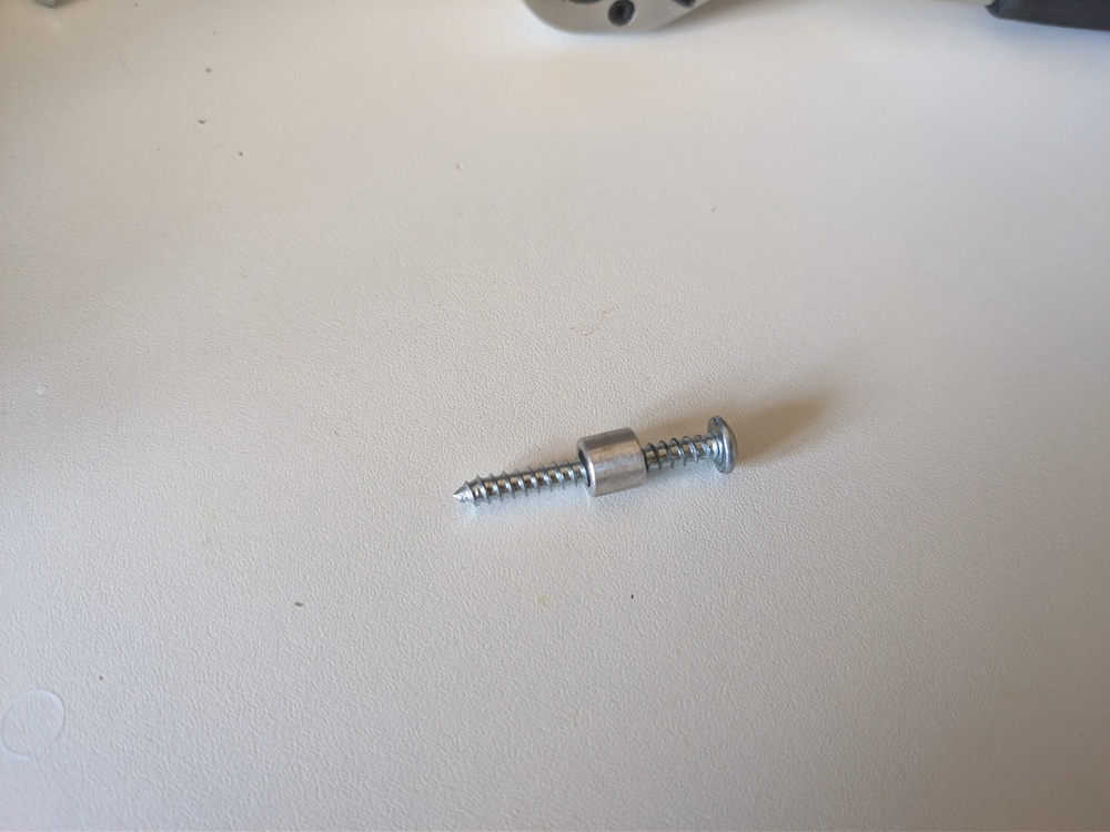 stock G29 screw with spacer